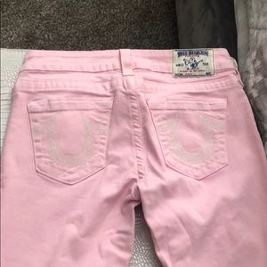 Rare True Religion Jeans Pink. Size 27